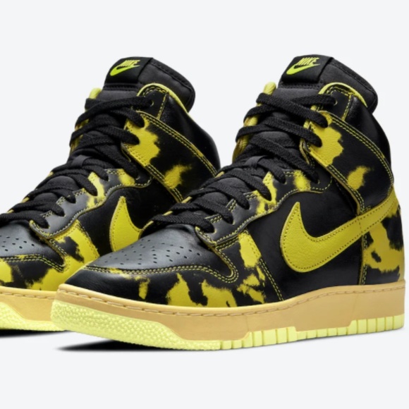 Nike Dunk High 1985 Yellow Acid Wash DD9404 001 - Picture 1 of 11